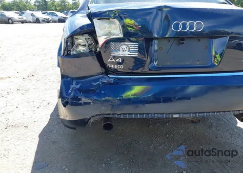 2007 Audi A4 2.0T из США, поврежденный, VIN WAUDF78E67A128379